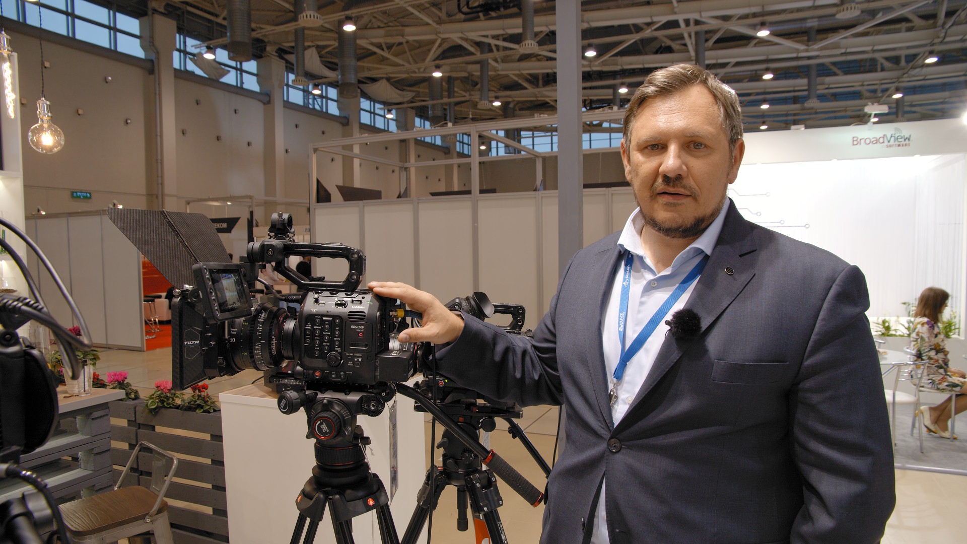 Кинокамера Canon EOS C500 Mark II - репортаж с выставки NATEXPO 2019