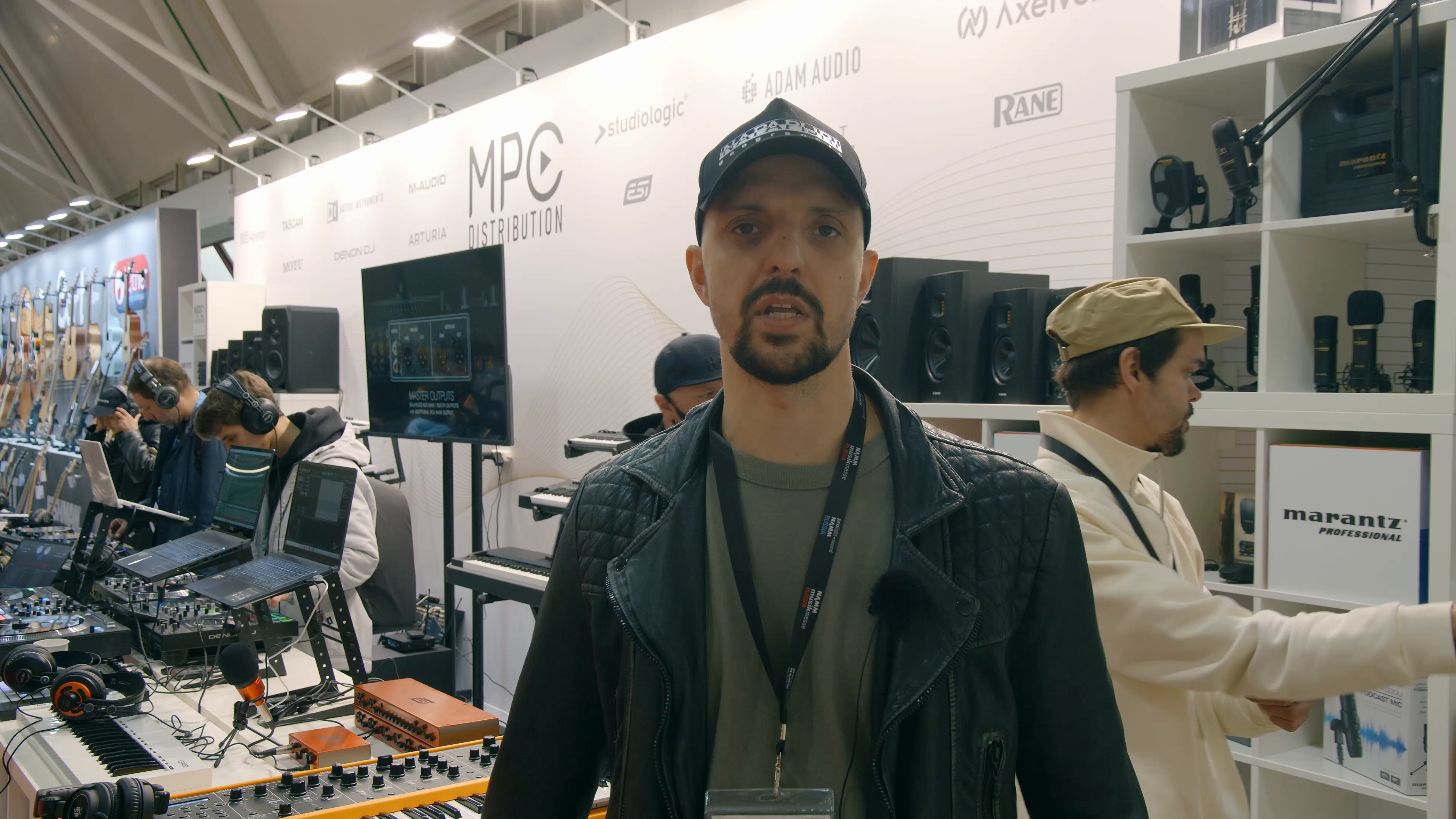 Стенд MPC Distribution на выставке Musikmesse Prolight + Sound NAMM Russia 2021